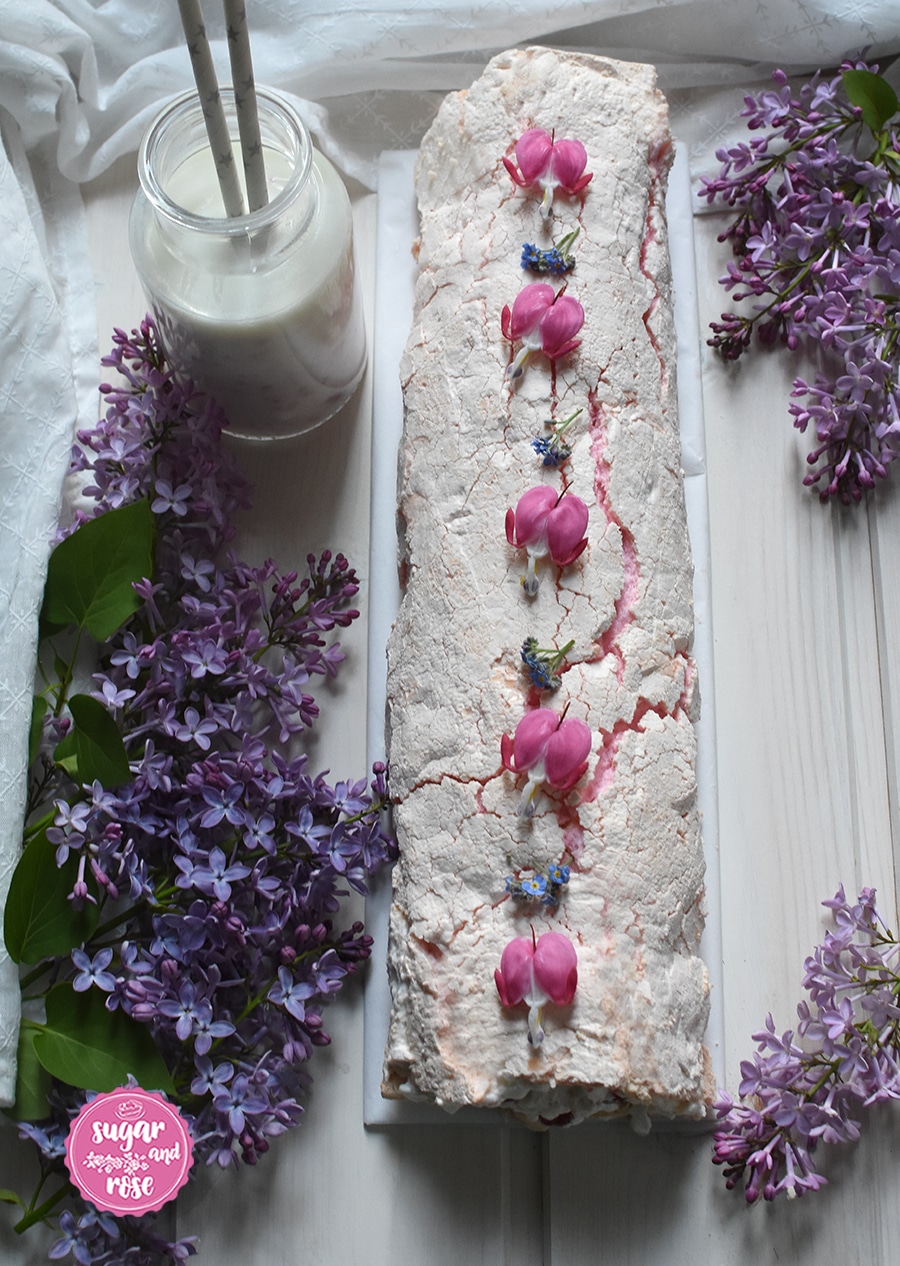 Baiserroulade mit Obers