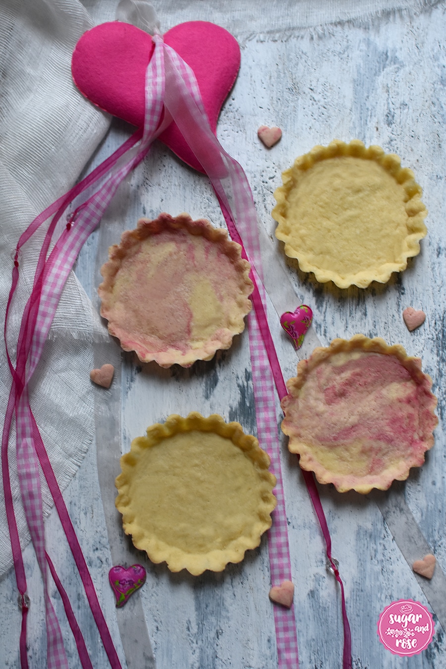 Himbeertartelettes-marmor