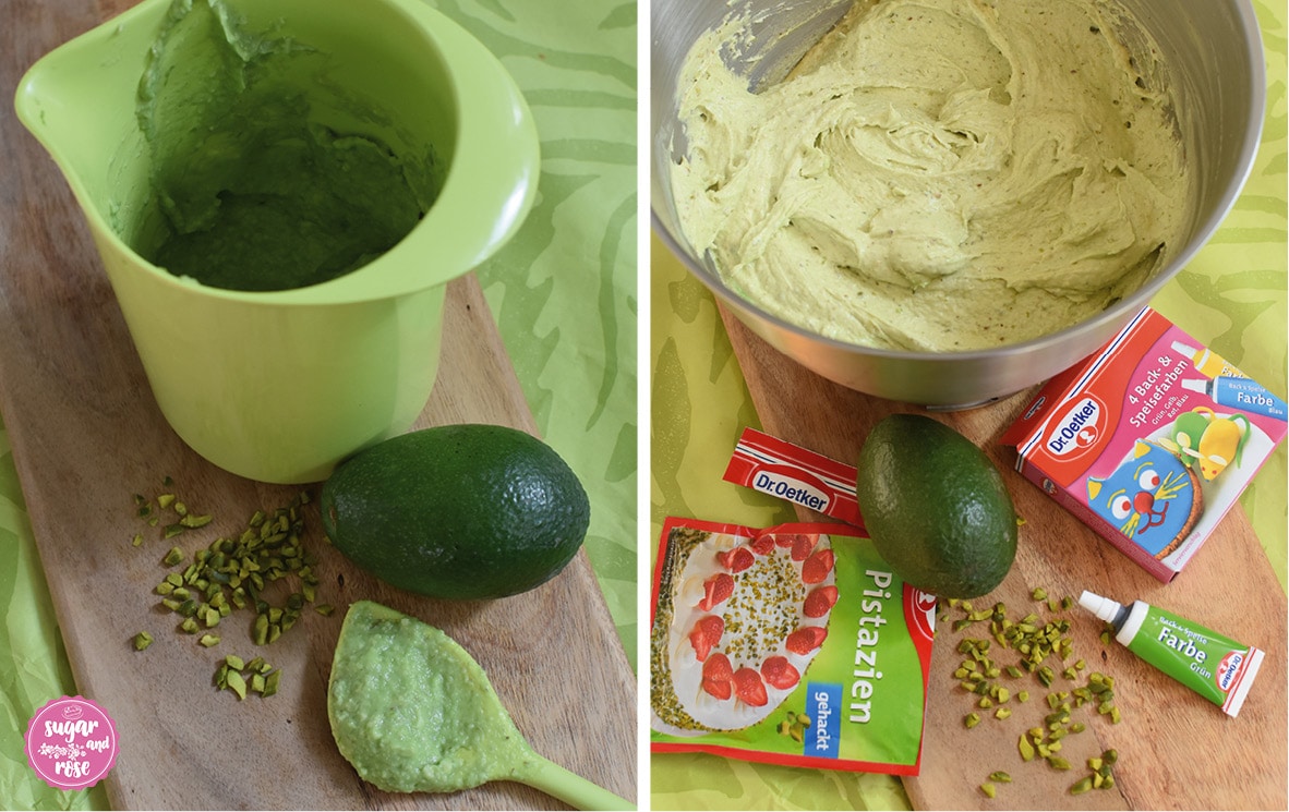 Avocado-Limetten-Kuchen-Duo