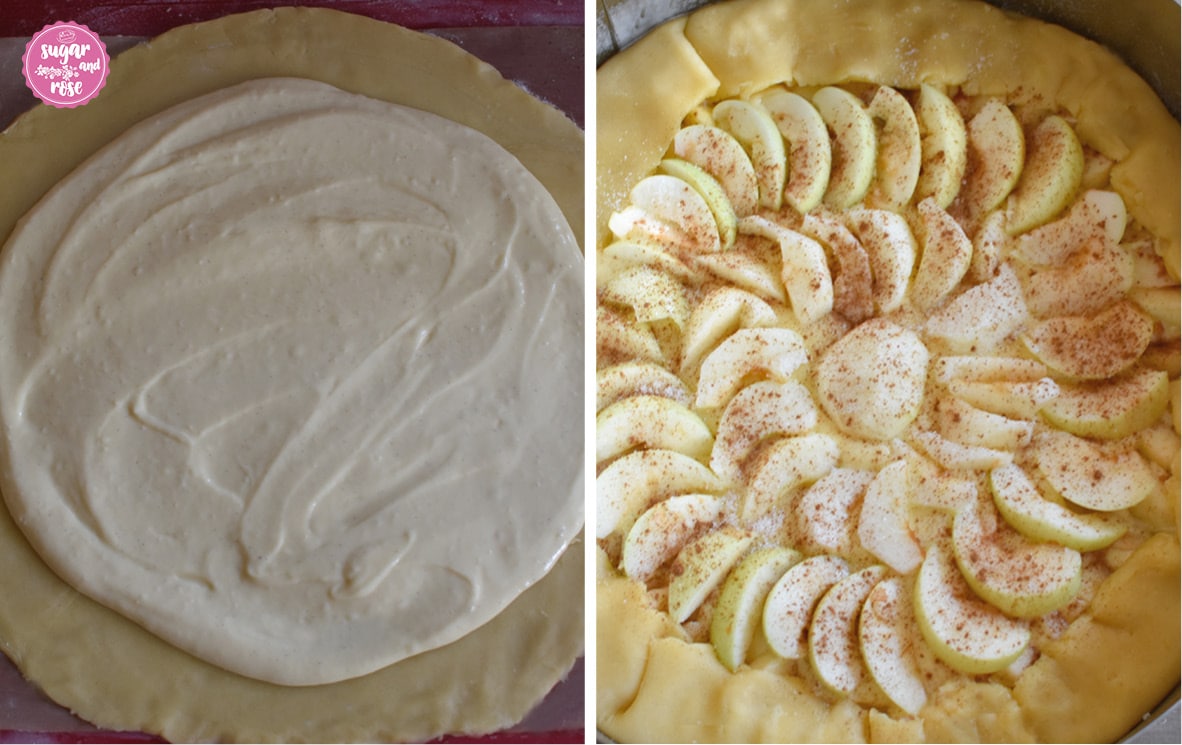 Apfelgalette-Zubereitung