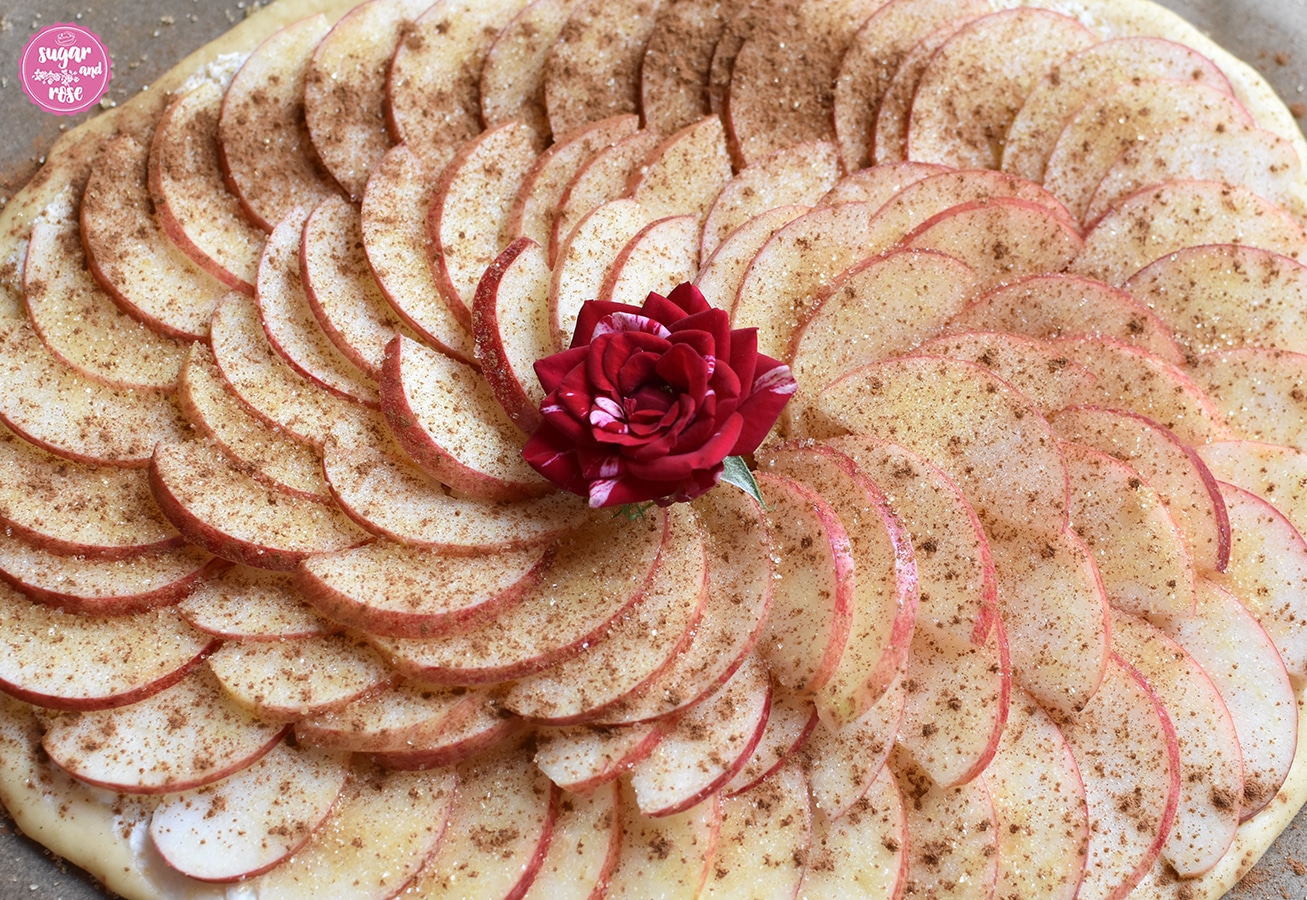 Apfelpizza-süß-Zimt