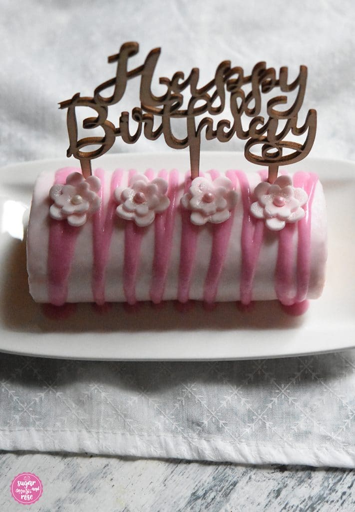 Eierlikör-Punschrolle Happy Birthday