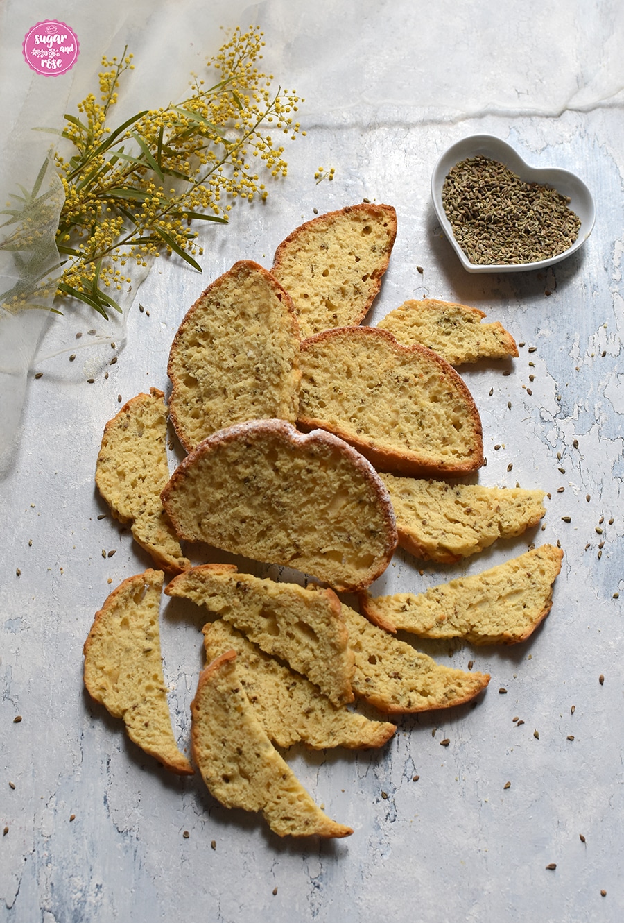 Aniszwieback mit Anisschale