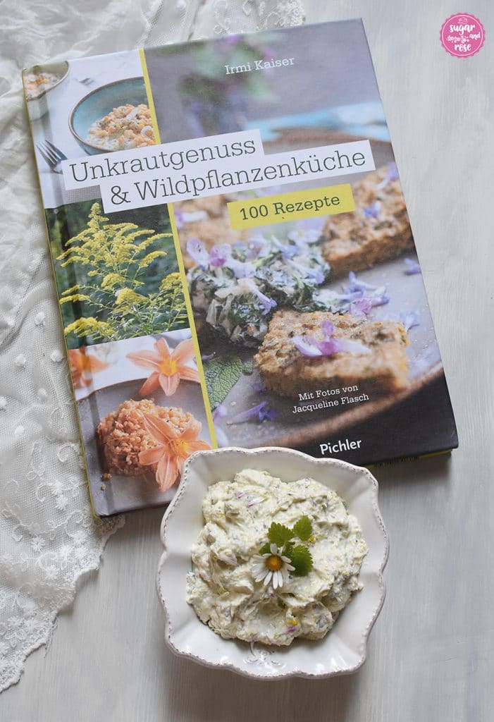 Unkrautgenuss-Buch und Gänseblümchenaufstrich