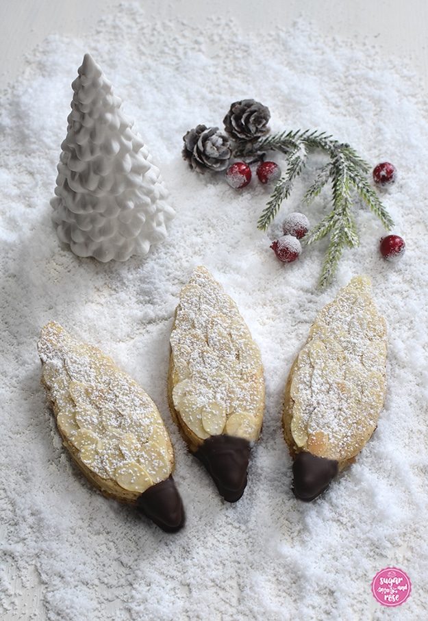 Kekse und Weihnachtsbäckerei: Tannenzapen