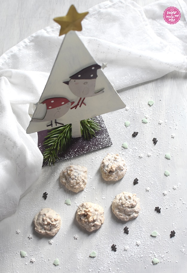 Kekse und Weihnachtsbäckerei: Witwenküsse