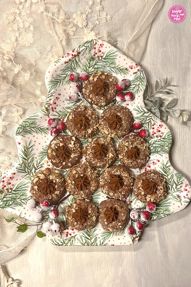 Kekse und Weihnachtsbäckerei: Husarenkrapferl mit Dulce de Leche
