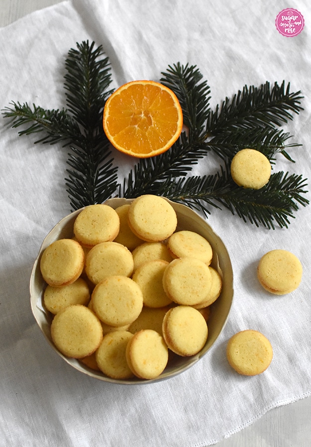 Kekse und Weihnachtsbäckerei: Orangentaler