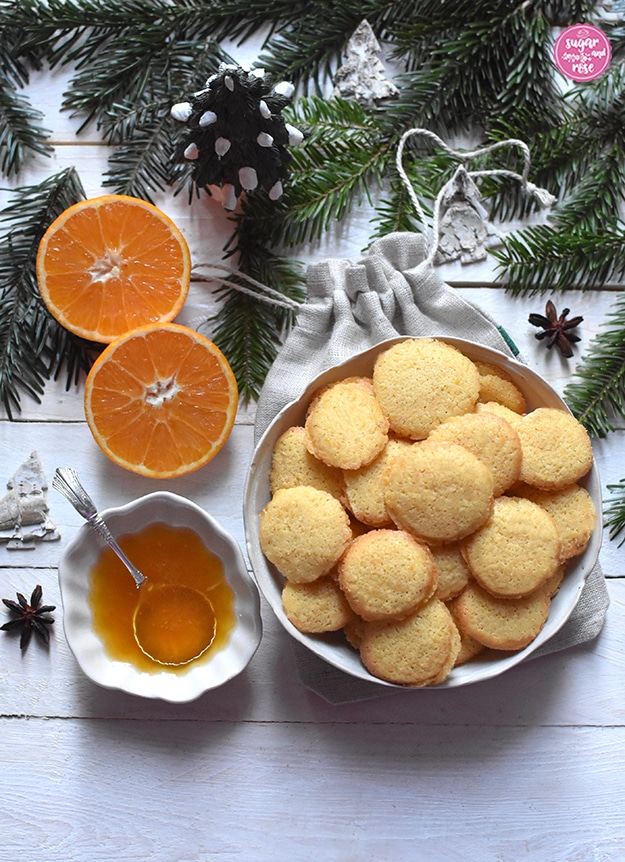 Kekse und Weihnachtsbäckerei: Orangentaler