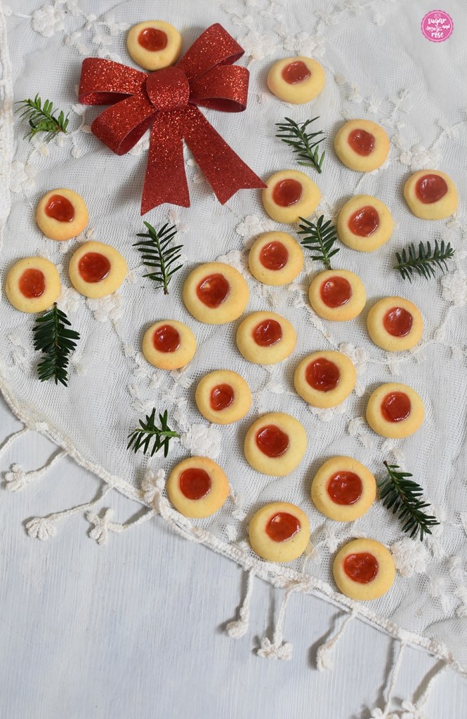 Kekse und Weihnachtsbäckerei: Husarenkrapferl